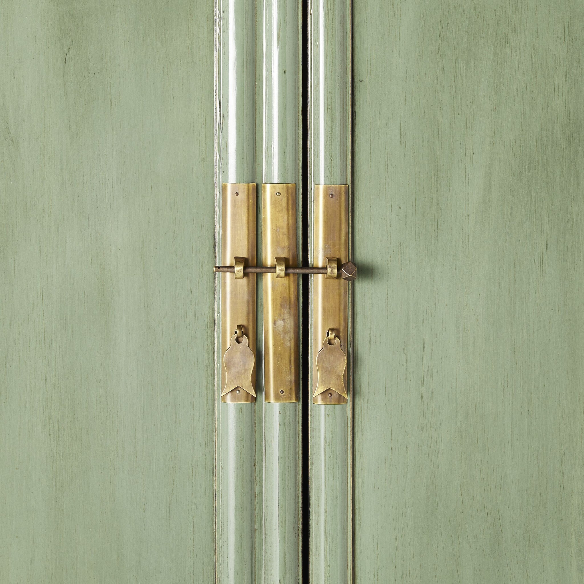 Sansha 2 Door Wardrobe Sage Green