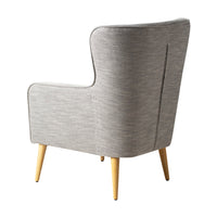 Quinn Armchair Grey Flint