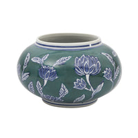 Celadon Eden Lotus Wide Vase