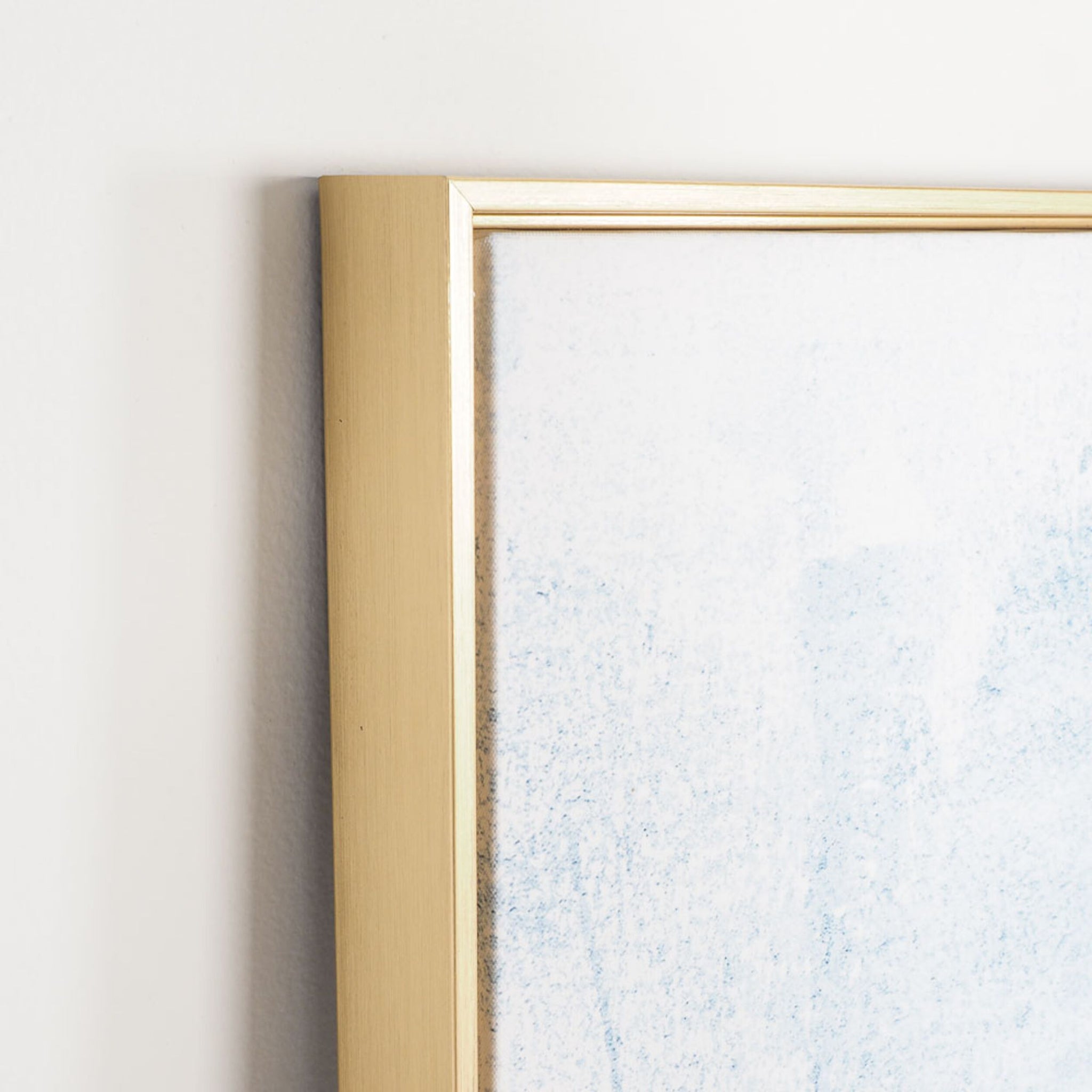 Art Design Gold Shimmer Framed Print 100x140cm