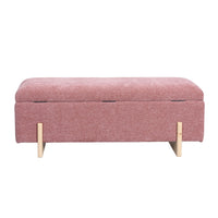 Sara Storage Bench Rose Pink