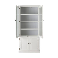Armand 4 Door Display Cabinet 94.6 x 206cm White