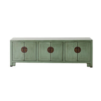 Sansha 6 Door TV Unit Sage Green