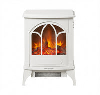 Bromley Electric Fireplace White