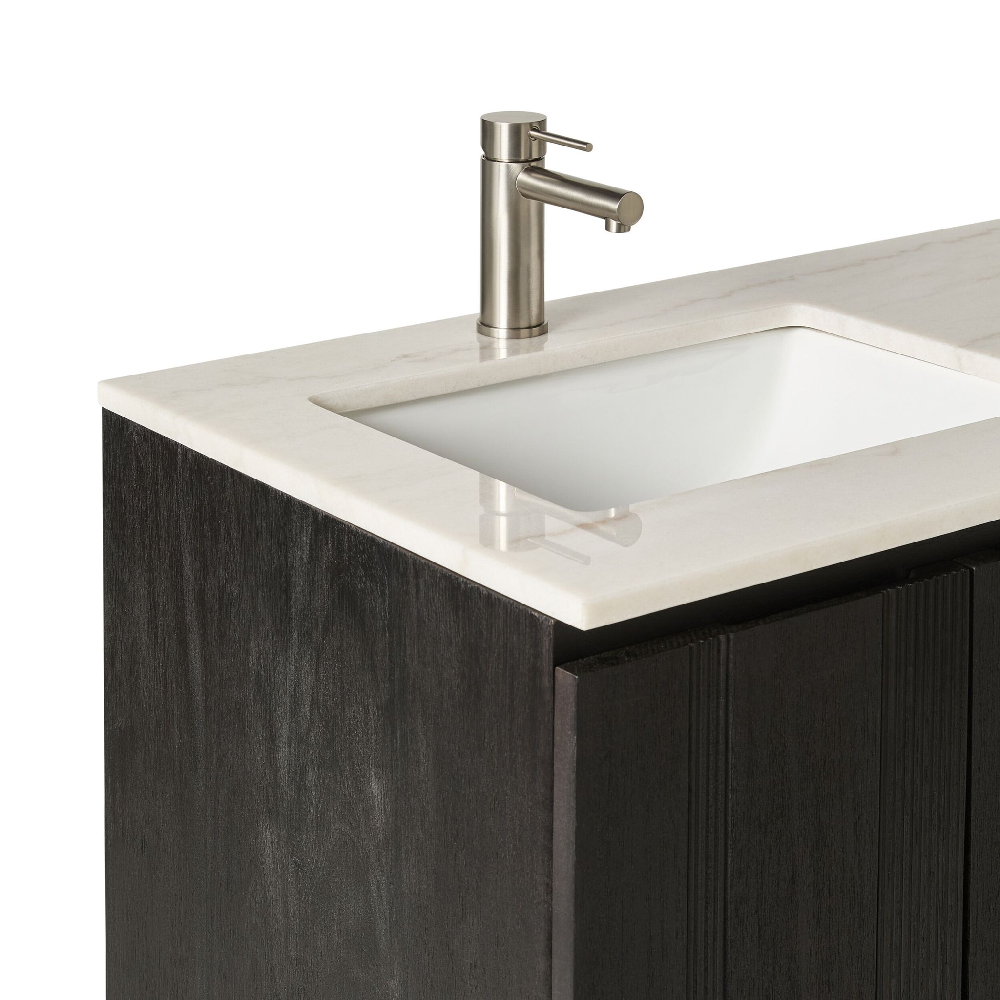 Ezra Double Bathroom Vanity Mahogany with Stone Top 1510mm Package