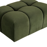 Alexis Ottoman Velvet Sofa Eucalyptus