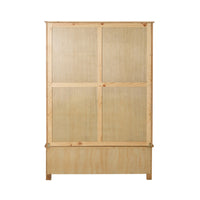 Oakridge 2 Drawer 3 Door Wardrobe Light Oak