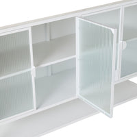 Nero Kitchen Island Bench White 150cm