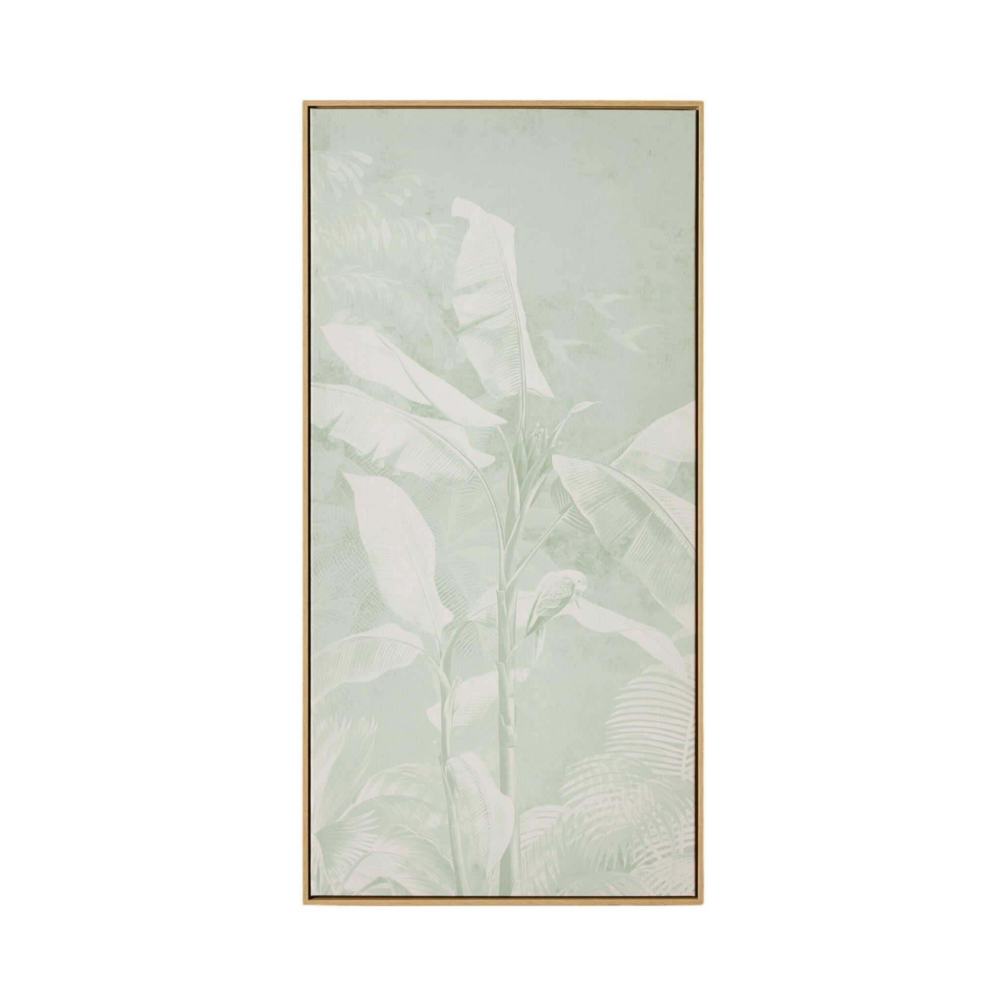 Sage Jungle Trio Framed Canvas Print 190x120cm