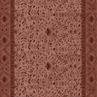 Roselle Silky Soft Washable Doormat Sangria 60x90cm