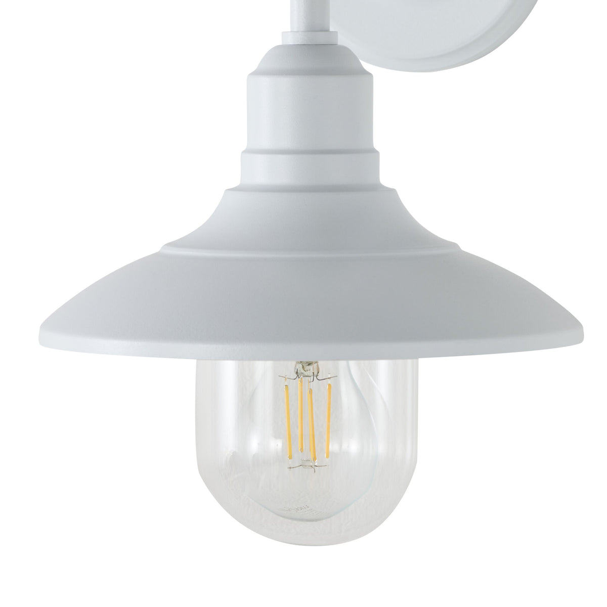 Cody 1 Light Exterior Wall Bracket White