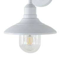 Cody 1 Light Exterior Wall Bracket White