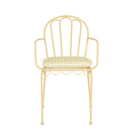 Bonnie Cushion Butter Yellow/White
