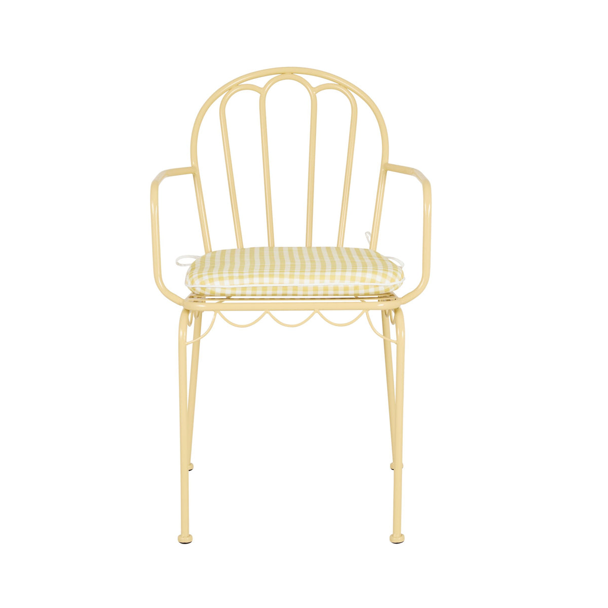 Bonnie Cushion Butter Yellow/White