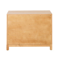 Avalon Large 2 Drawer Bedside Light Oak