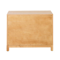 Avalon Large 2 Drawer Bedside Light Oak