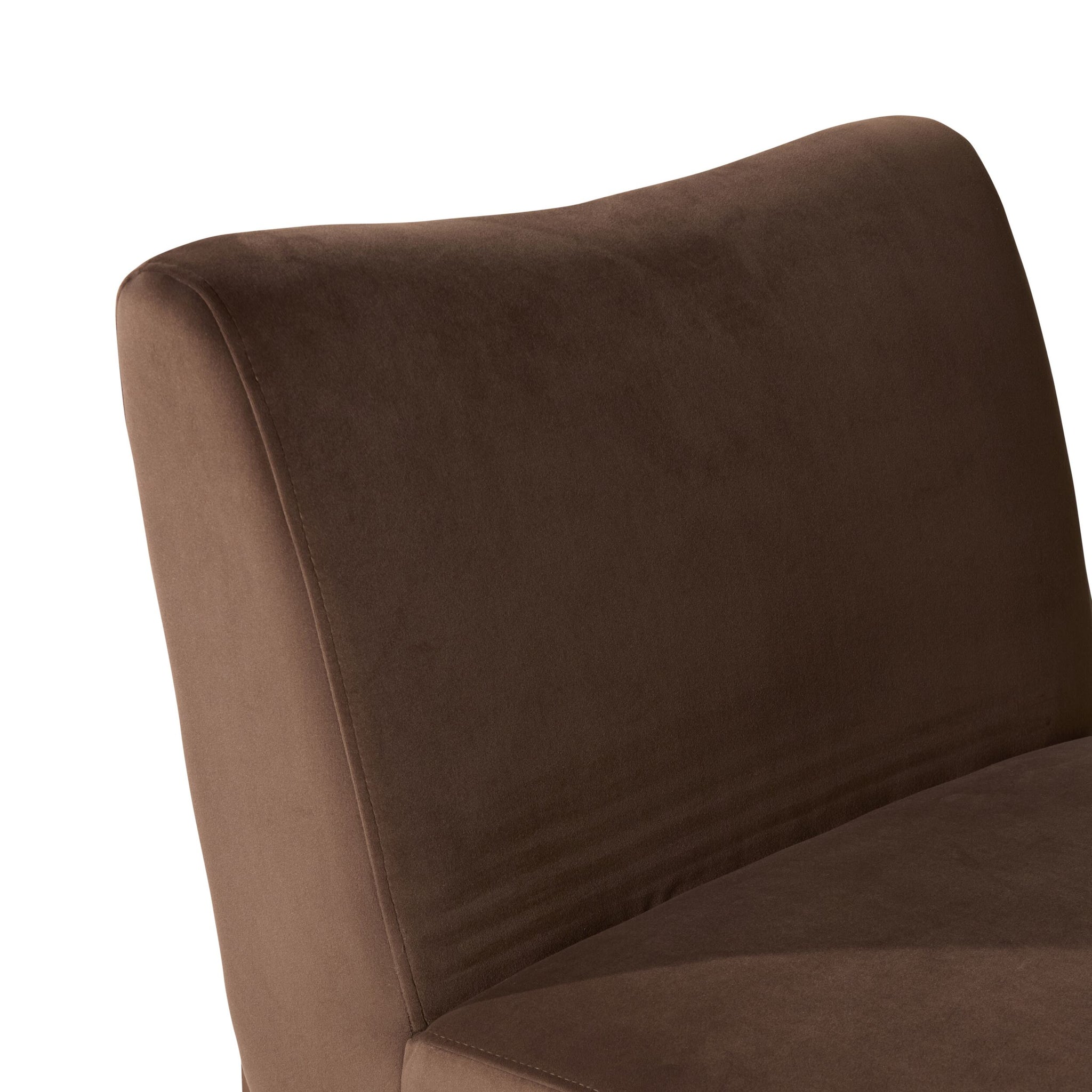 Lenne Occasional Chair Velvet Burnt Chocolate