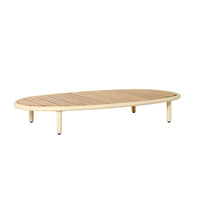 Alesso Curved Coffee Table 140cm