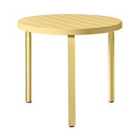 Kace Outdoor Side Table 50cm Butter Yellow