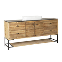 Kalise Reclaimed Timber Vanity Base