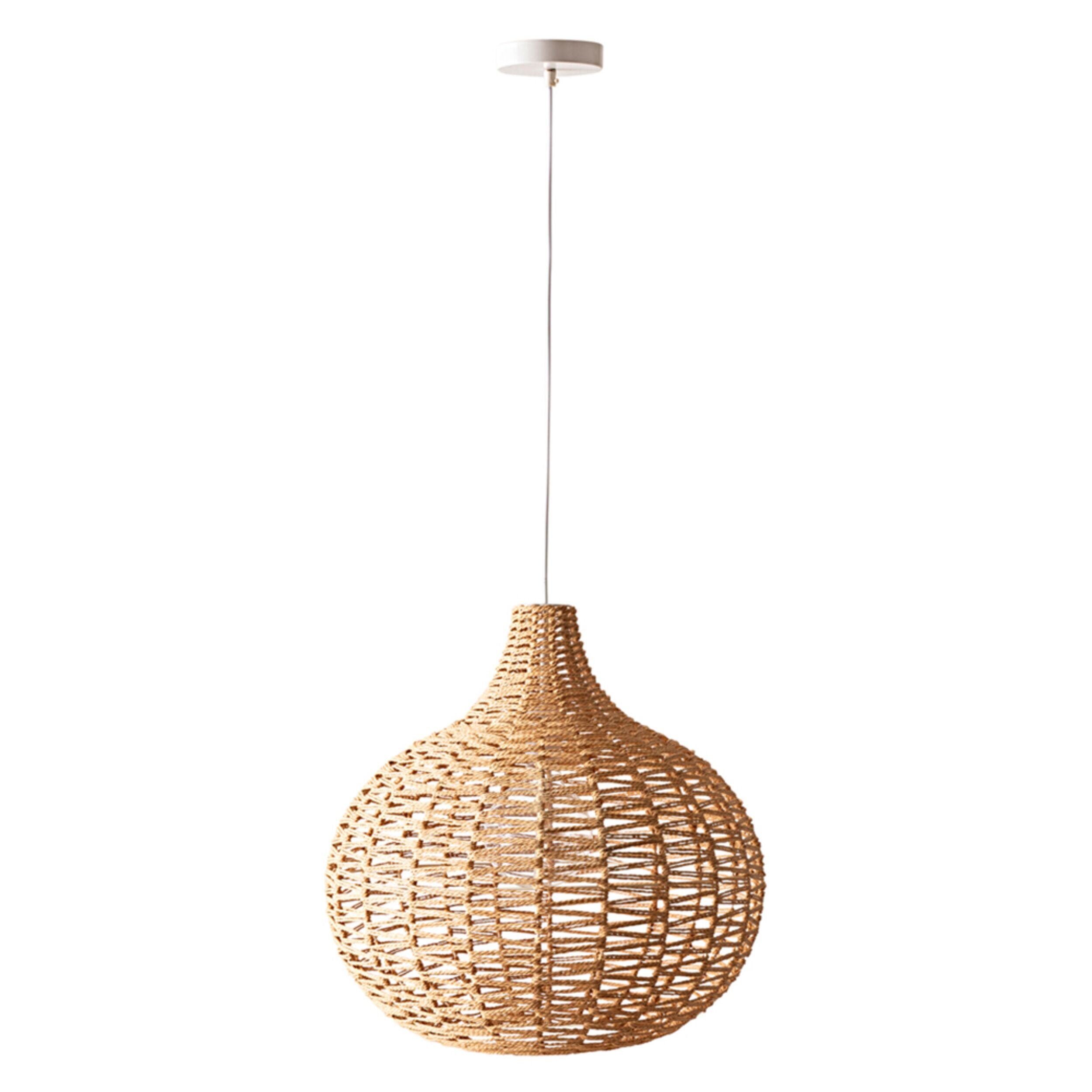 Tula Natural Rattan Bell Pendant 52x50x50cm