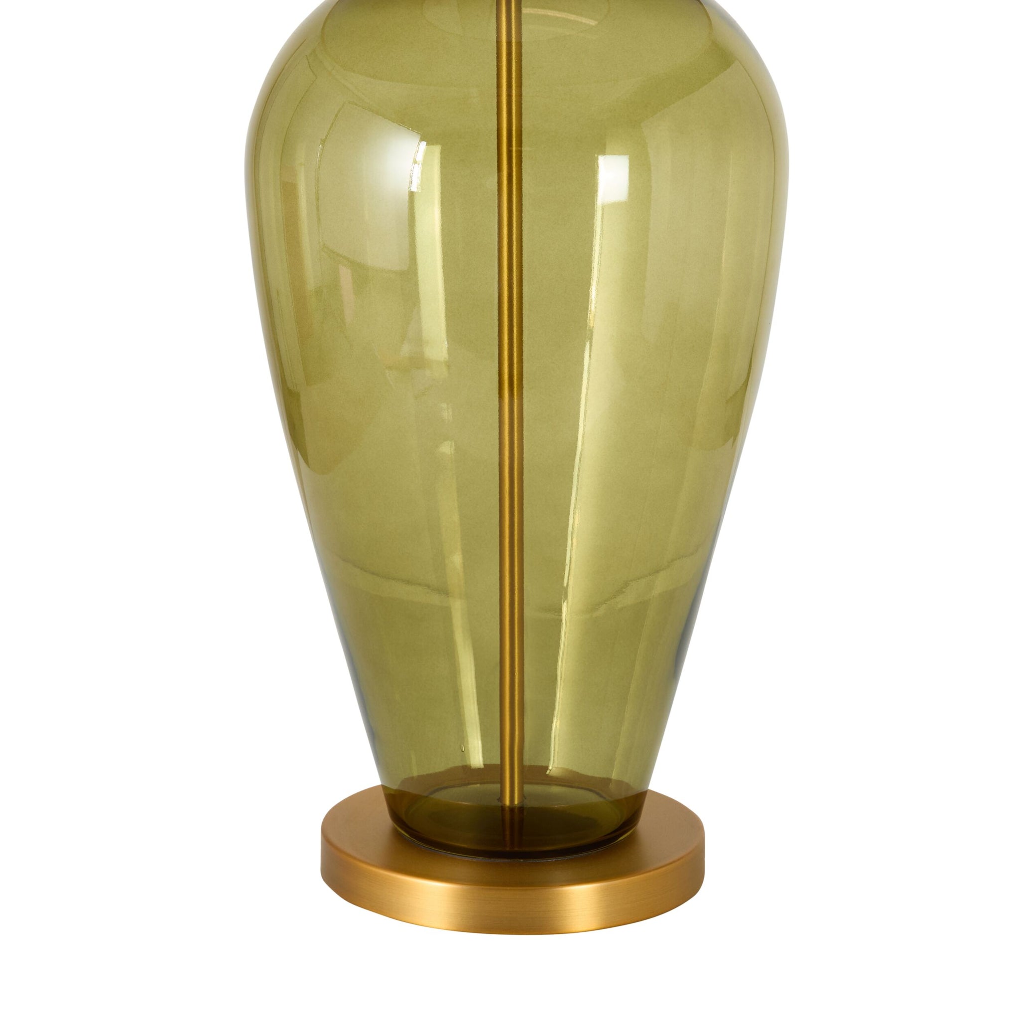 Verdant Glass Table Lamp Green 84cm