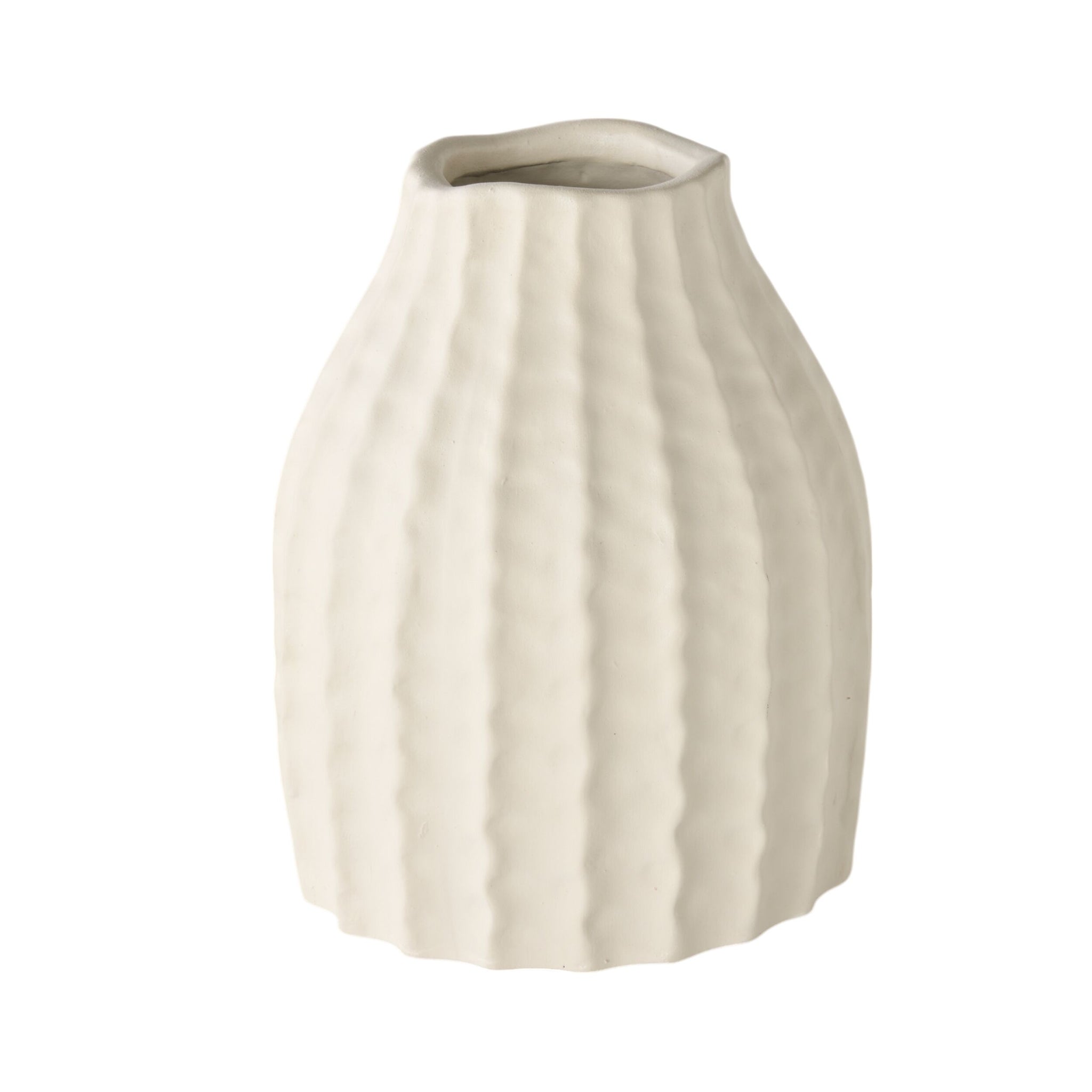 Coral Ripple Vase