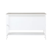 Nero Kitchen Island Bench White 150cm
