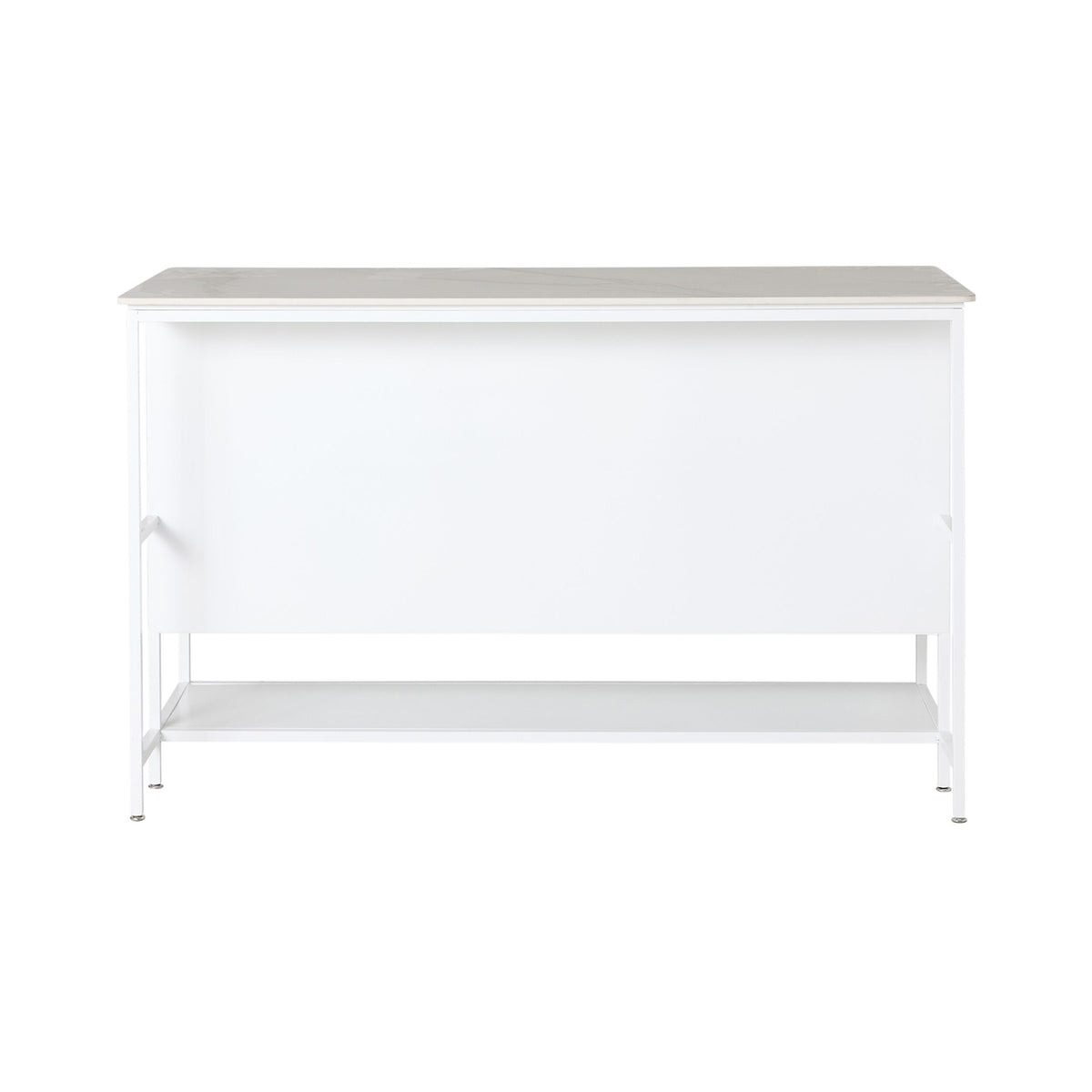 Nero Kitchen Island Bench White 150cm