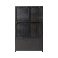 Avalon 2 Drawer Wardrobe Black