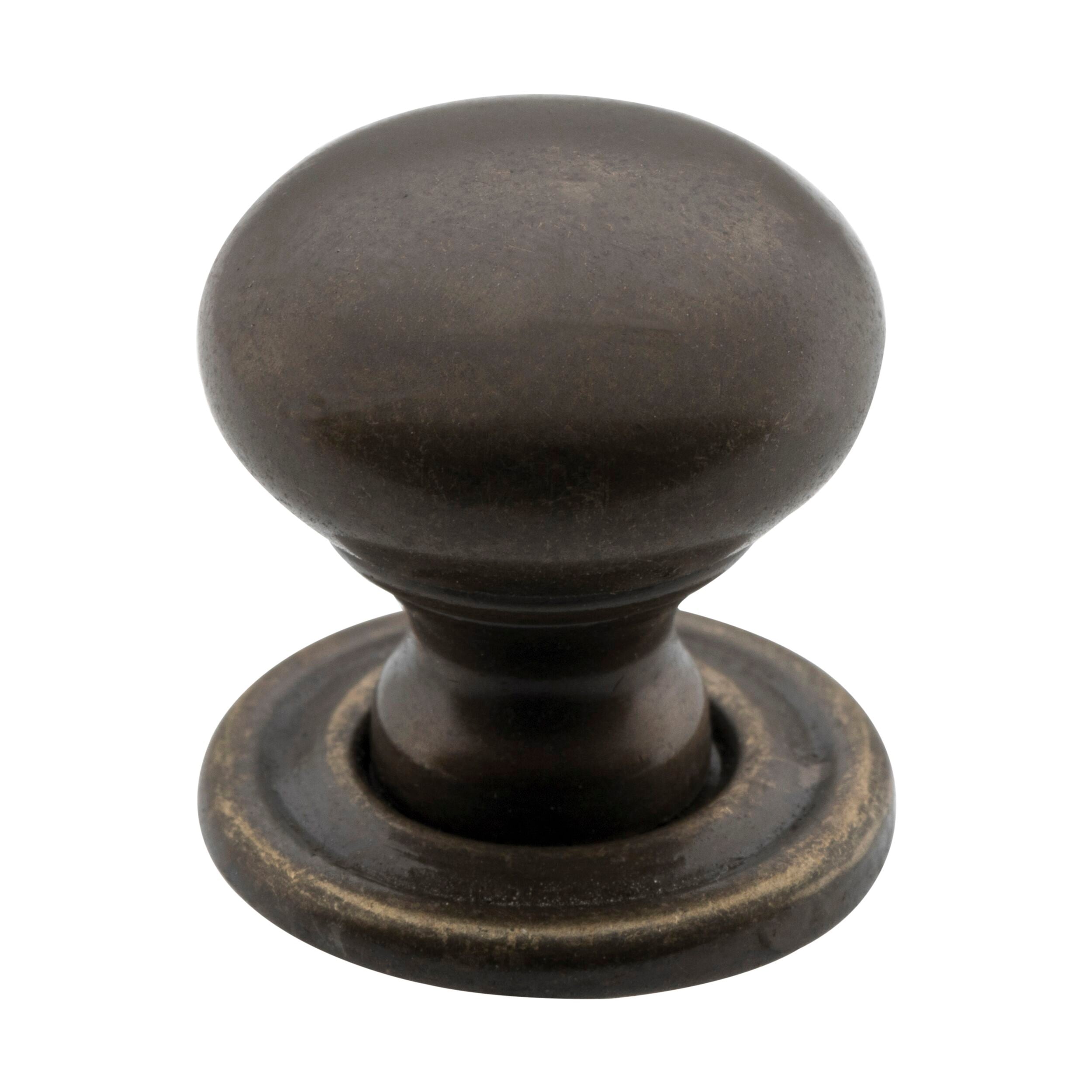 3250 Cupboard Knob Sheet Brass Antique Brass D19xP19mm