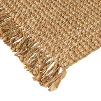 Boucle Fringe Jute Doormat 60x90cm