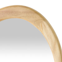 Fluid Wooden Wall Mirror 128.5x64.5cm