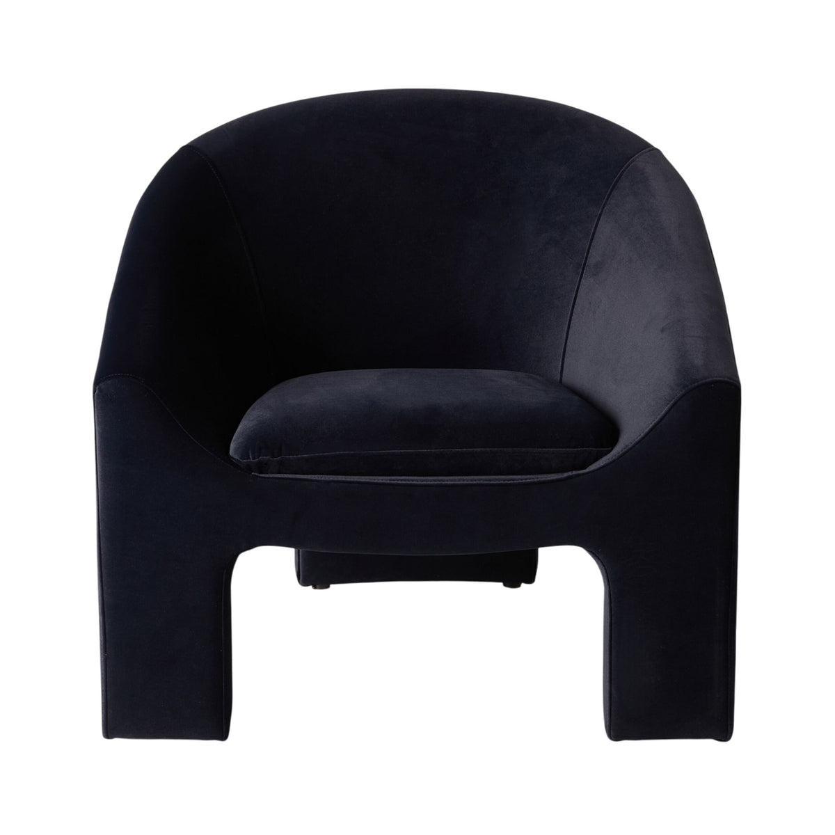 Luka Occasional Chair Velvet Midnight Blue