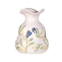 Meadow Song Small Fluted Ceramic Vase