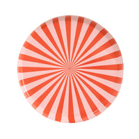 Kiro Curved Stool Pink/Orange