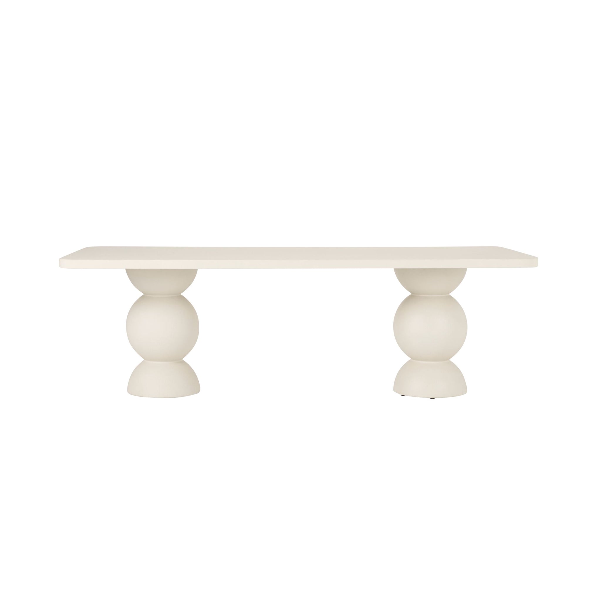 Bea Dining Table 240cm Ivory Stone