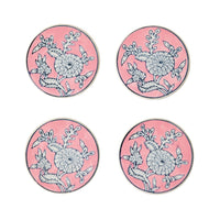 Celadon Botanic Blush Coasters Set of 4