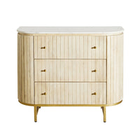 Deva 3 drawer Chest with Marble Top